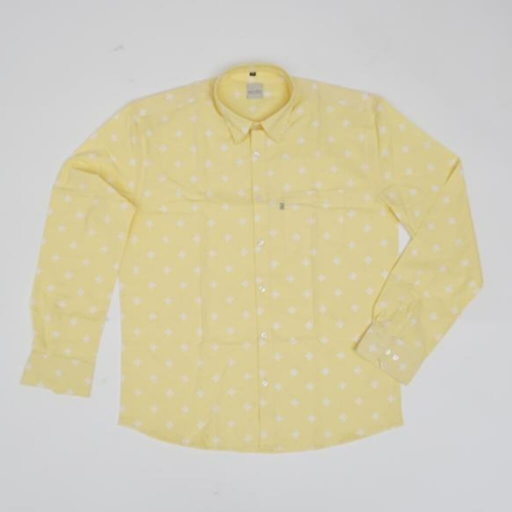 Block Printed Full Sleeve Shirt Pure Cotton