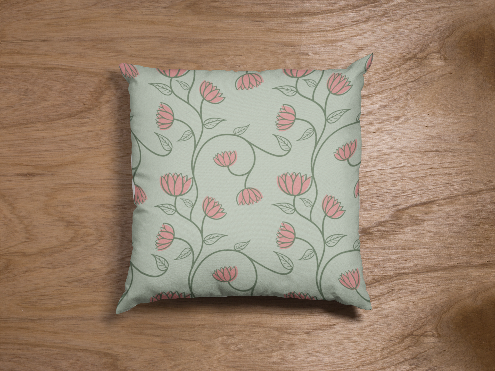 Lifestyle view of digital printed cushion cover #62 | Myyra Jaipur