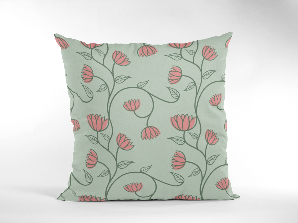 Digital printed cushion cover #62 from Myyra Jaipur