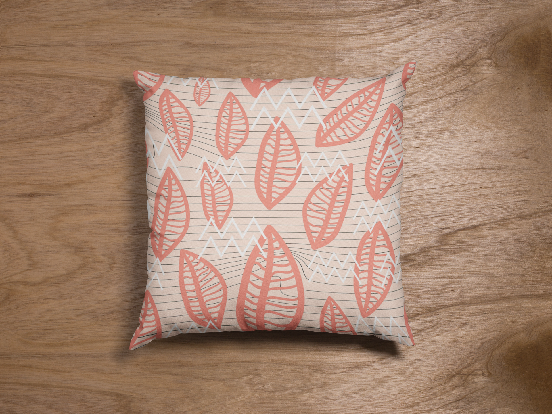 Close-up of digital print on cushion cover #63 | Myyra Jaipur