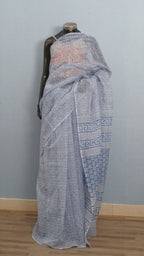Saree Hand Block Printed Cotton