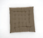 Close-up of hand block print on organic cotton floor cushion | Myyra Jaipur