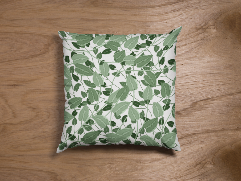 Pair of digital printed cushion covers #64 styled view | Myyra Jaipur