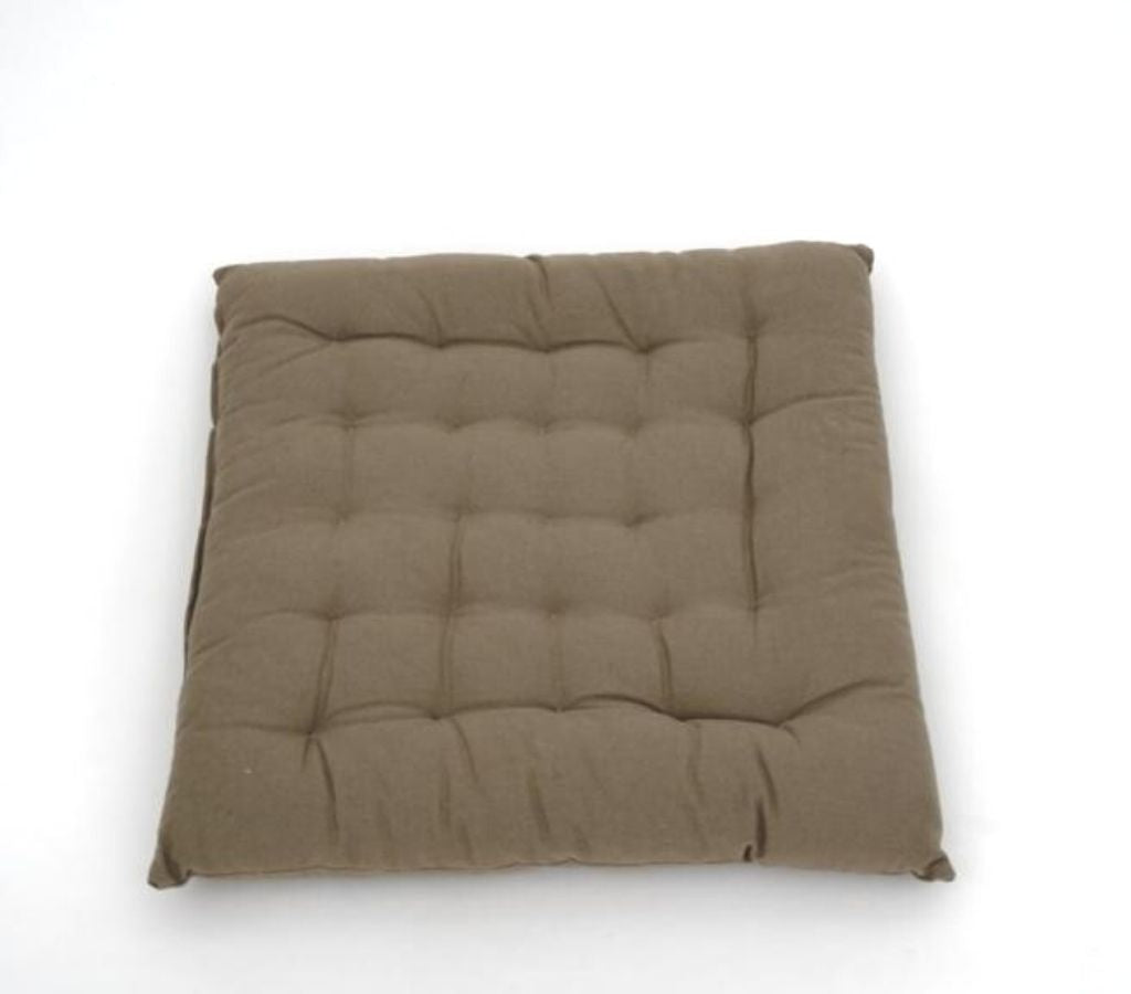 Floor cushion folded showing pattern repeat of hand block print | Myyra Jaipur
