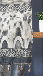 Scarf Hand Block Printed Cotton - MYYRA