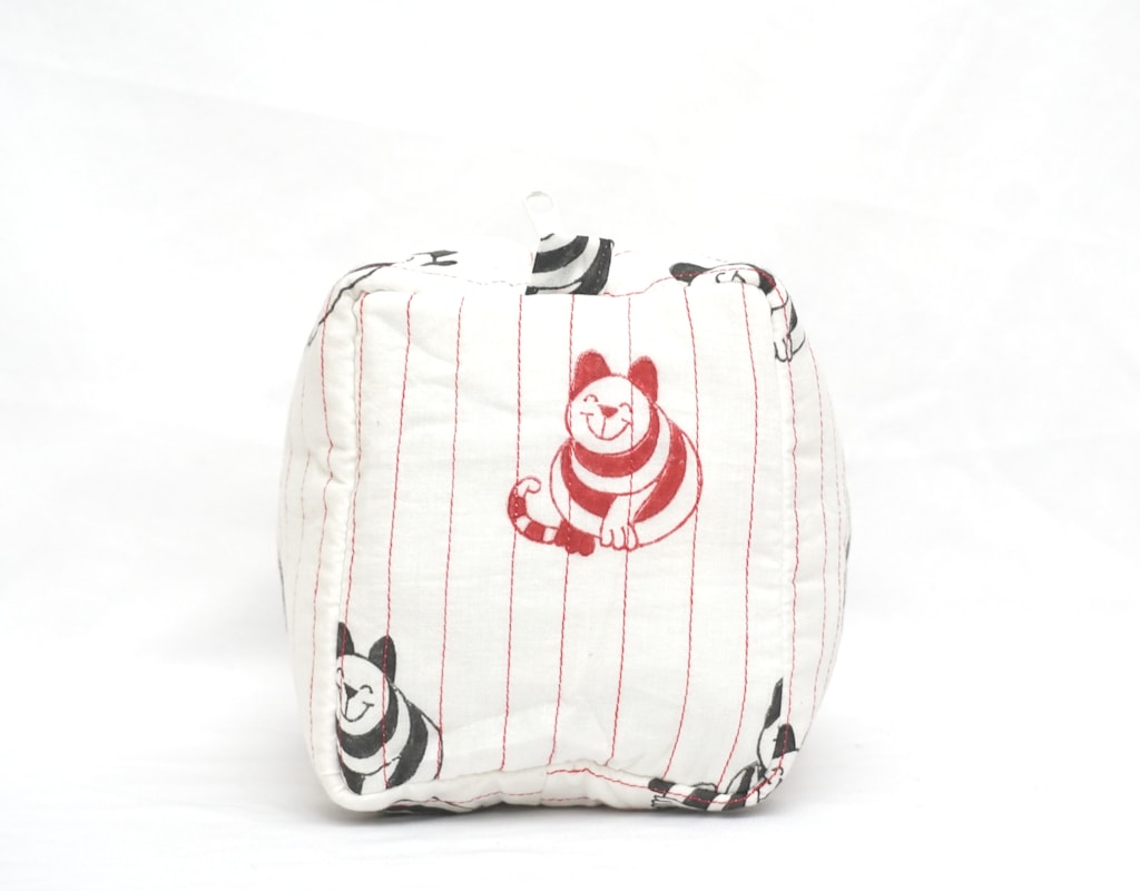 Pouch Hand Block Printed Cotton 02