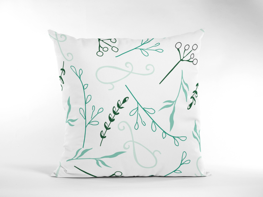 Close-up of digital print on cushion cover #66 | Myyra Jaipur