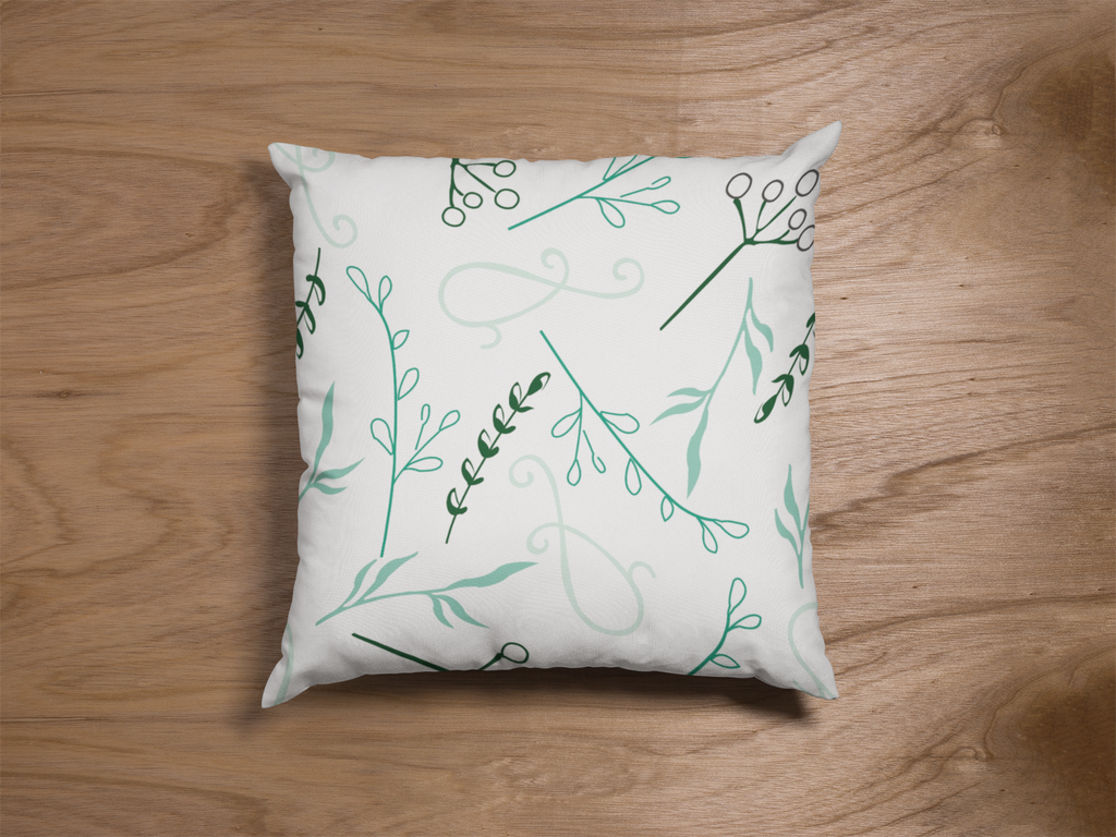 Pair of digital printed cushion covers #66 styled view | Myyra Jaipur