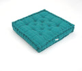 Hand block printed organic cotton floor cushion | Myyra Jaipur
