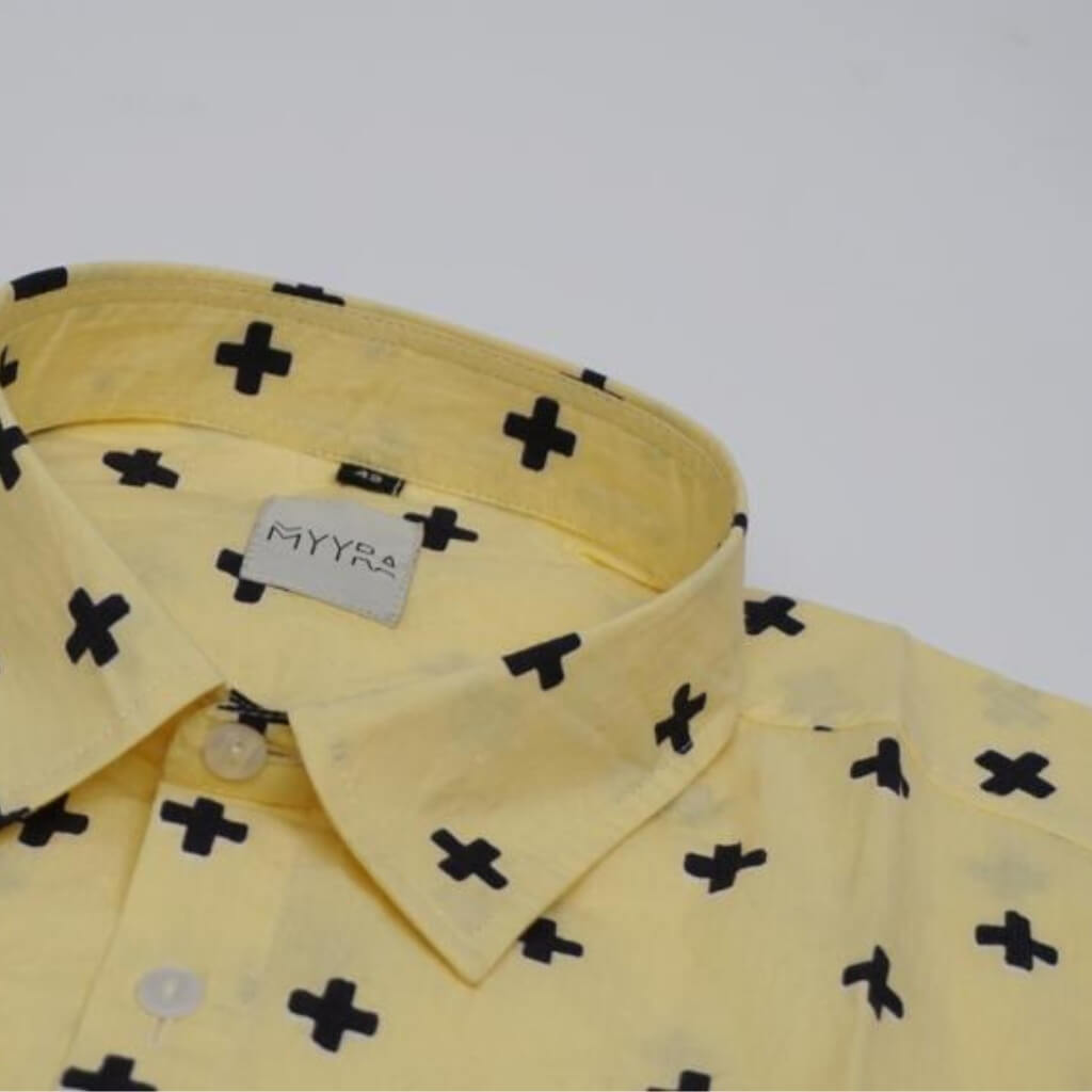 Block Printed Full Sleeve Shirt Pure Cotton