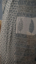 Saree Hand Block Printed Cotton