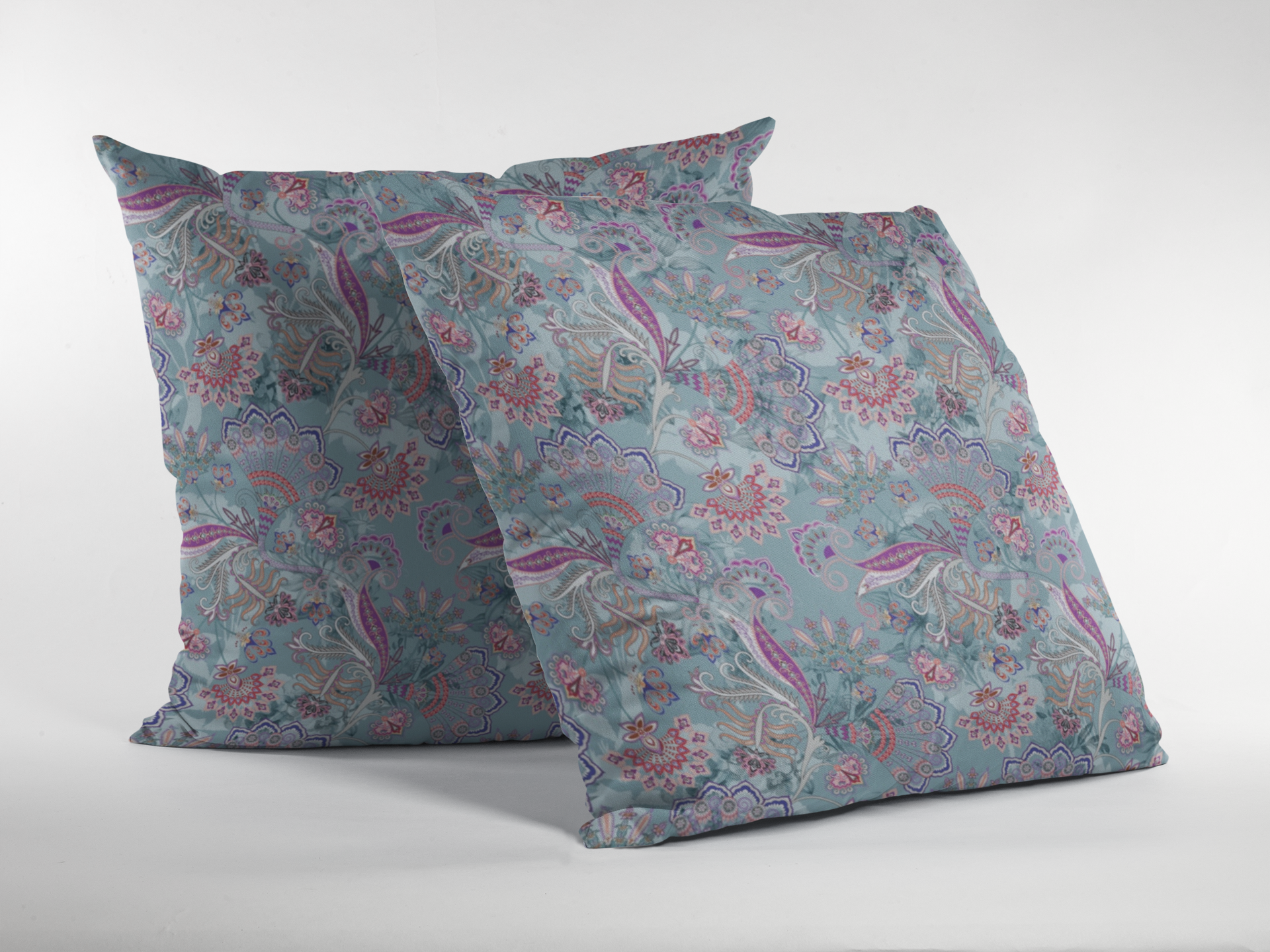 Lifestyle view of digital printed cushion cover #69 | Myyra Jaipur