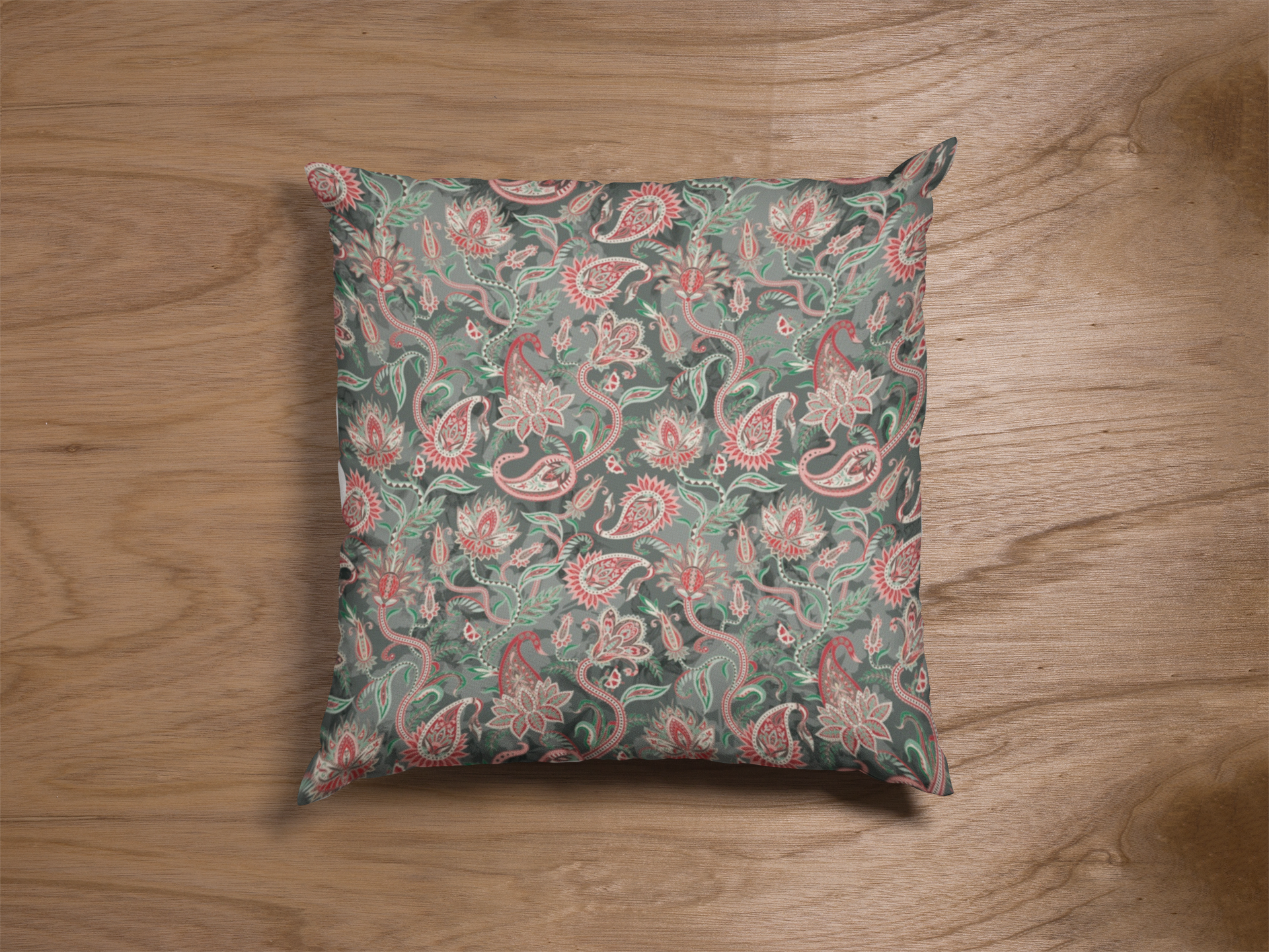 Pair of digital printed cushion covers #70 styled view | Myyra Jaipur