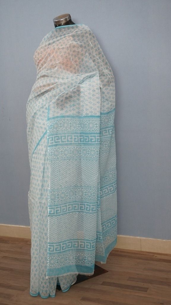 Saree Hand Block Printed Cotton