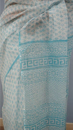 Saree Hand Block Printed Cotton