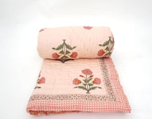 Load image into Gallery viewer, Quilt Hand Block Printed Cotton