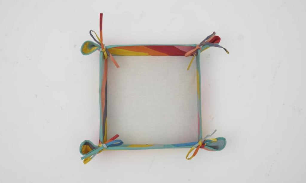 Bread Basket Hand Block Printed Cotton