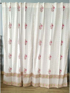 Curtain Hand Block Printed Cotton