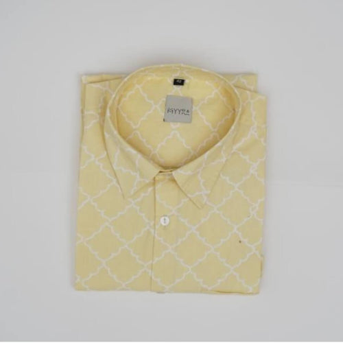 Block Printed Full Sleeve Shirt Pure Cotton