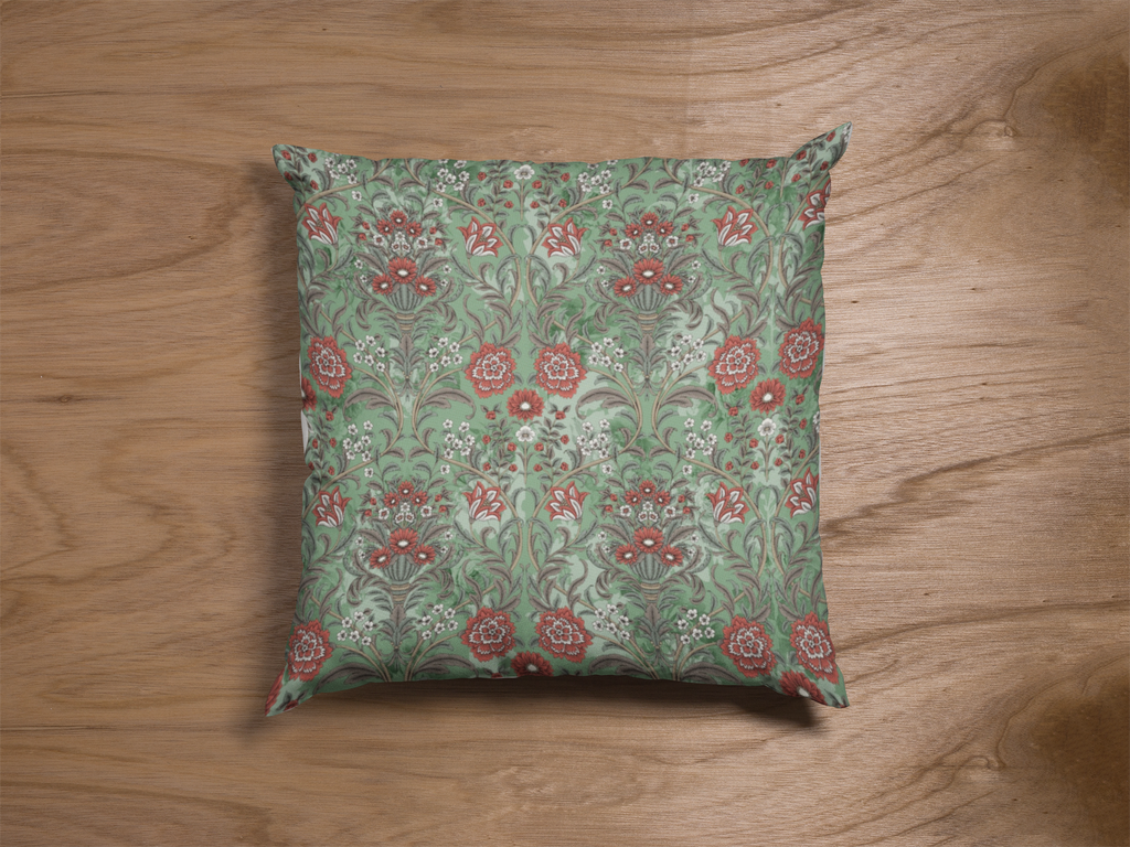 Lifestyle view of digital printed cushion cover #73 | Myyra Jaipur
