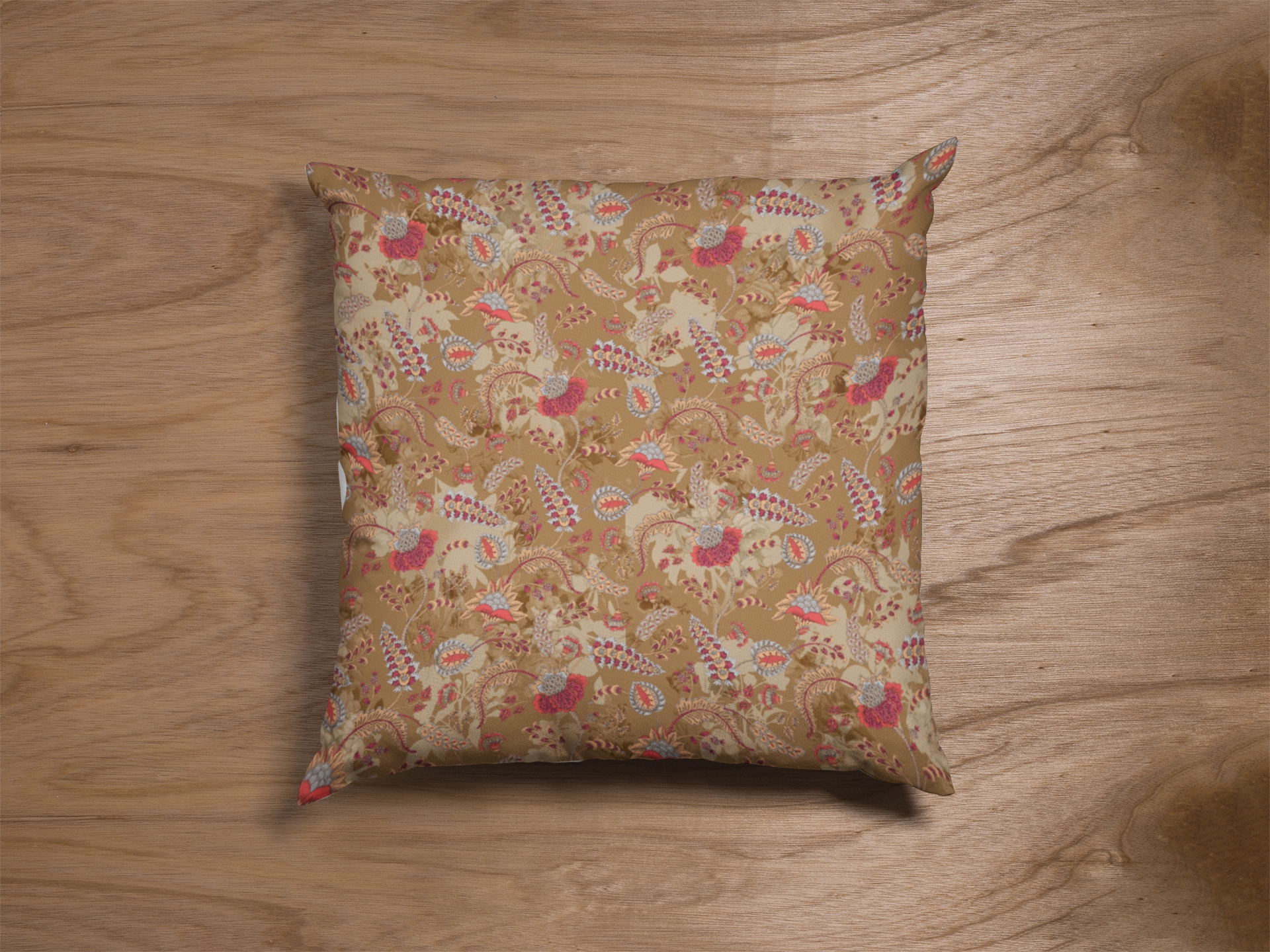 Pair of digital printed cushion covers #74 styled view | Myyra Jaipur