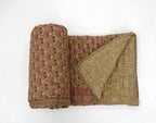 Hand block printed organic cotton quilt from Jaipur | Myyra