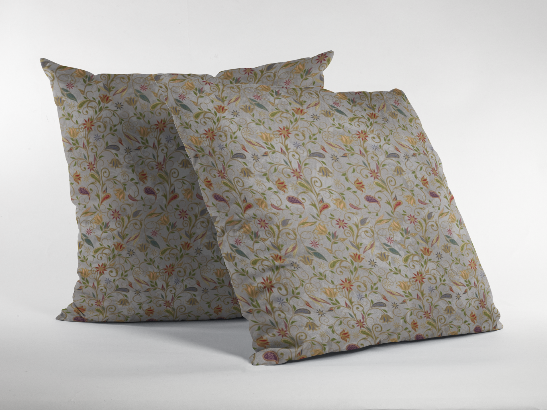 Lifestyle view of digital printed cushion cover #84 | Myyra Jaipur