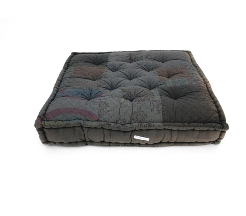Floor cushion styled view from Myyra Jaipur