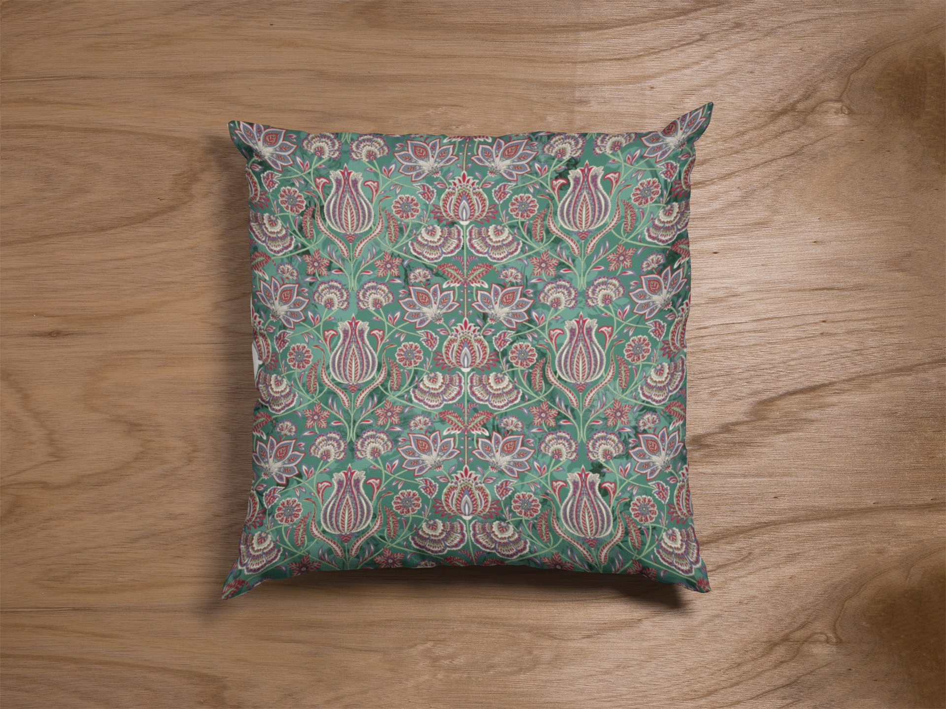 Close-up of digital print on cushion cover #76 | Myyra Jaipur