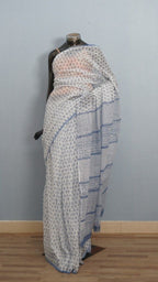 Saree Hand Block Printed Cotton