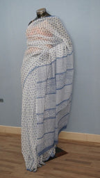 Saree Hand Block Printed Cotton