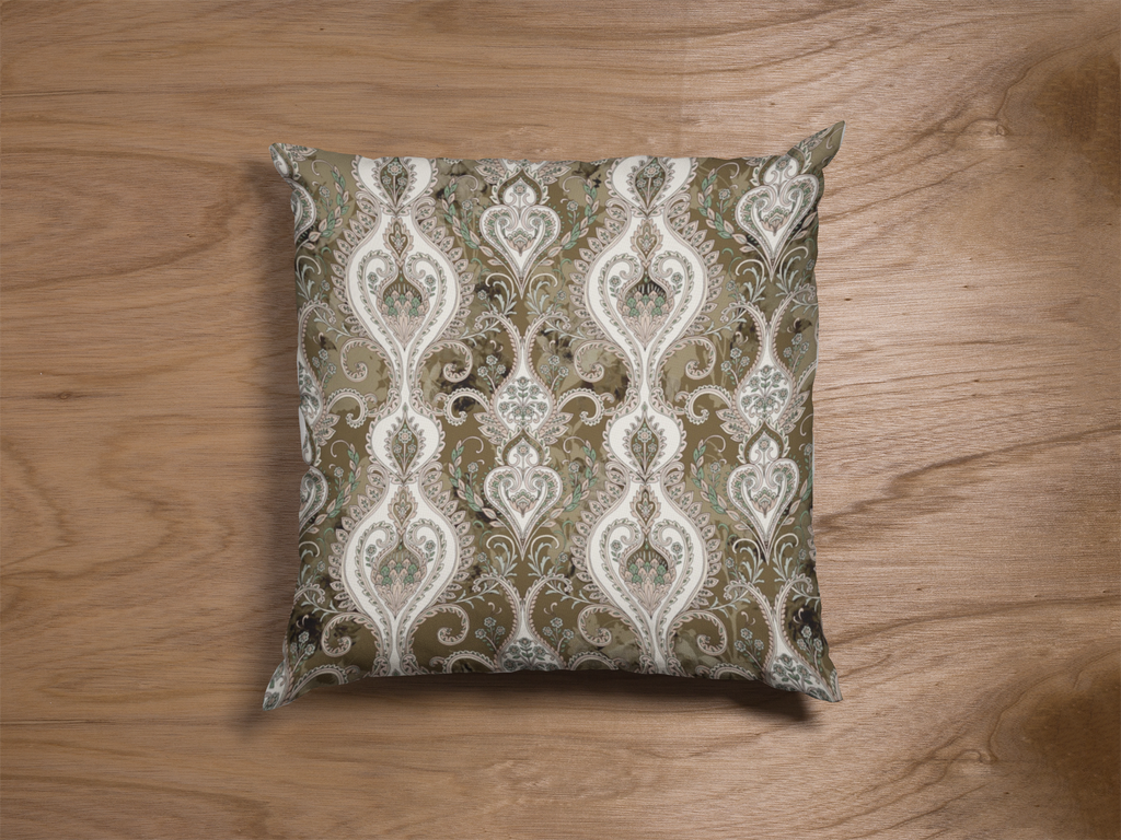 Close-up of digital print on cushion cover #88 | Myyra Jaipur