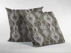Pair of digital printed cushion covers #79 styled view | Myyra Jaipur