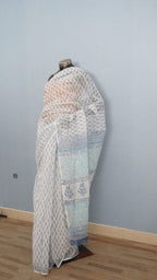 Saree Hand Block Printed Cotton