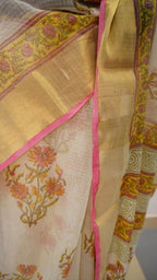 Saree Hand Block Printed Cotton