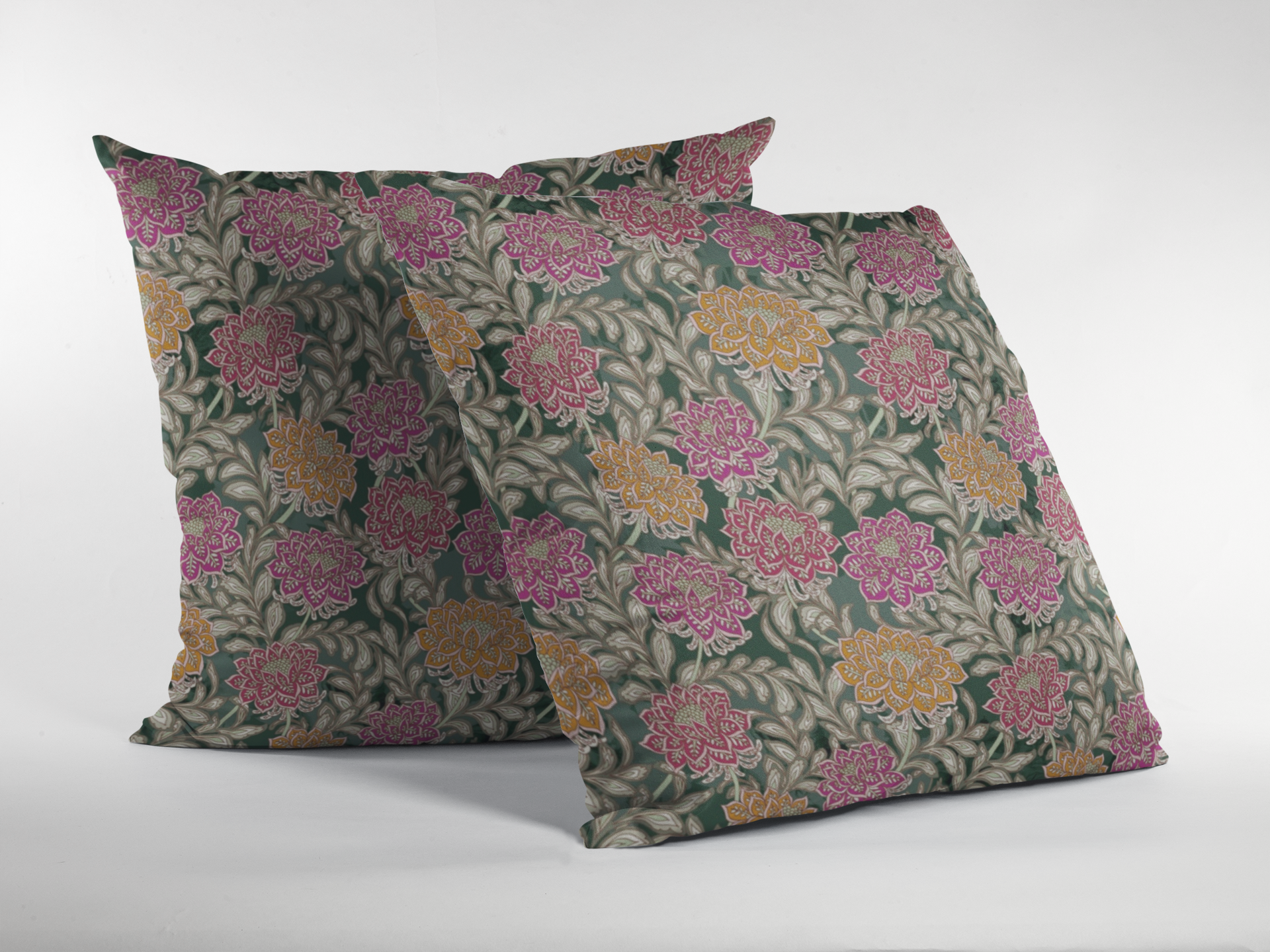 Close-up of digital print on cushion cover #82 | Myyra Jaipur