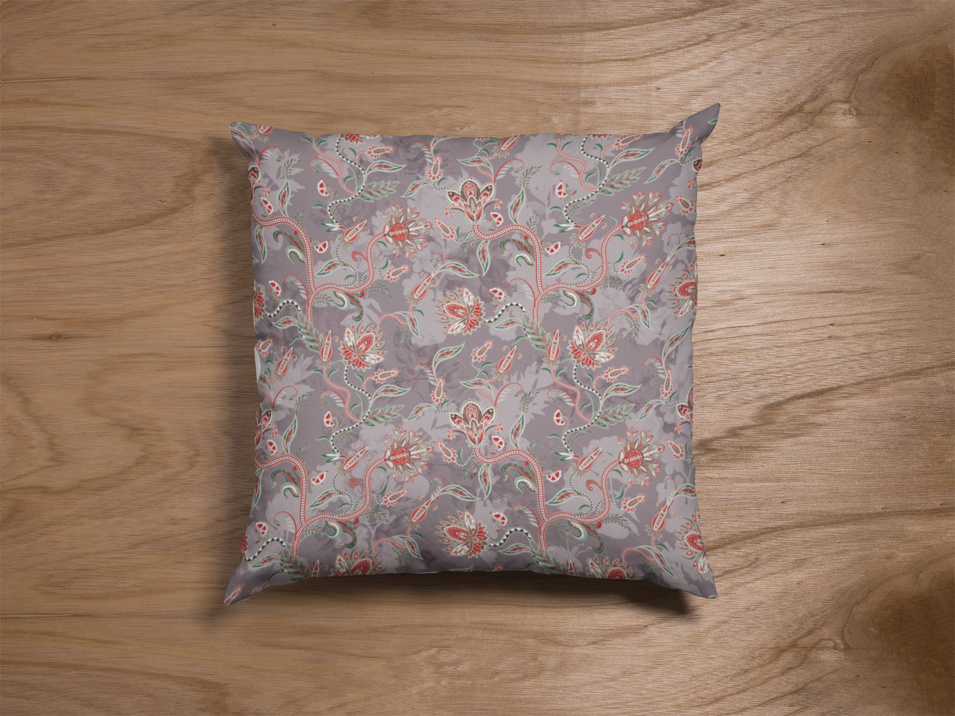 Close-up of digital print on cushion cover #92 | Myyra Jaipur