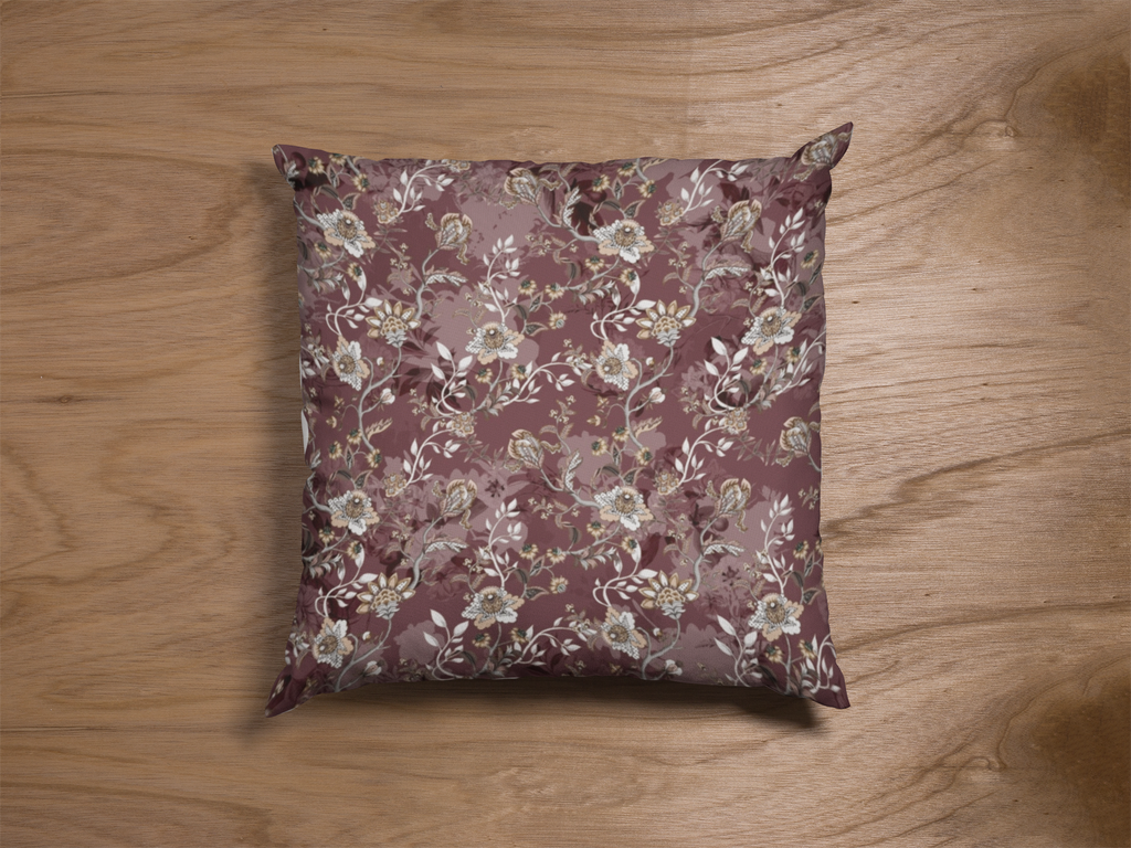 Close-up of digital print on cushion cover #83 | Myyra Jaipur
