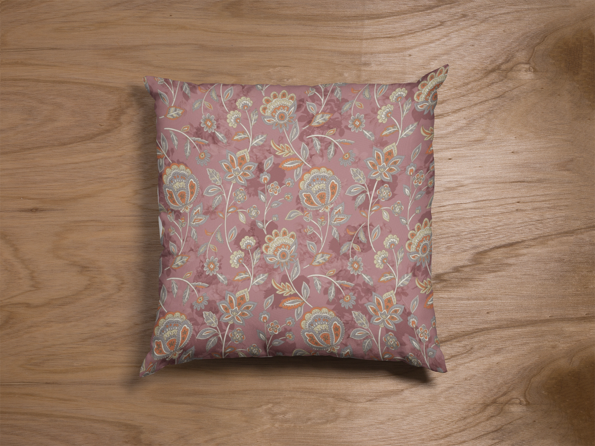 Close-up of digital print on cushion cover #97 | Myyra Jaipur