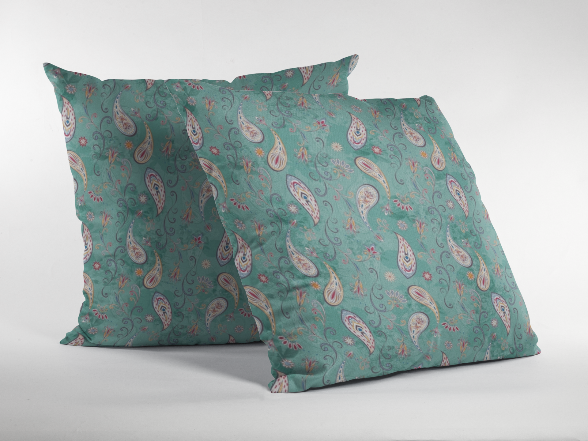 Close-up of digital print on cushion cover #99 | Myyra Jaipur