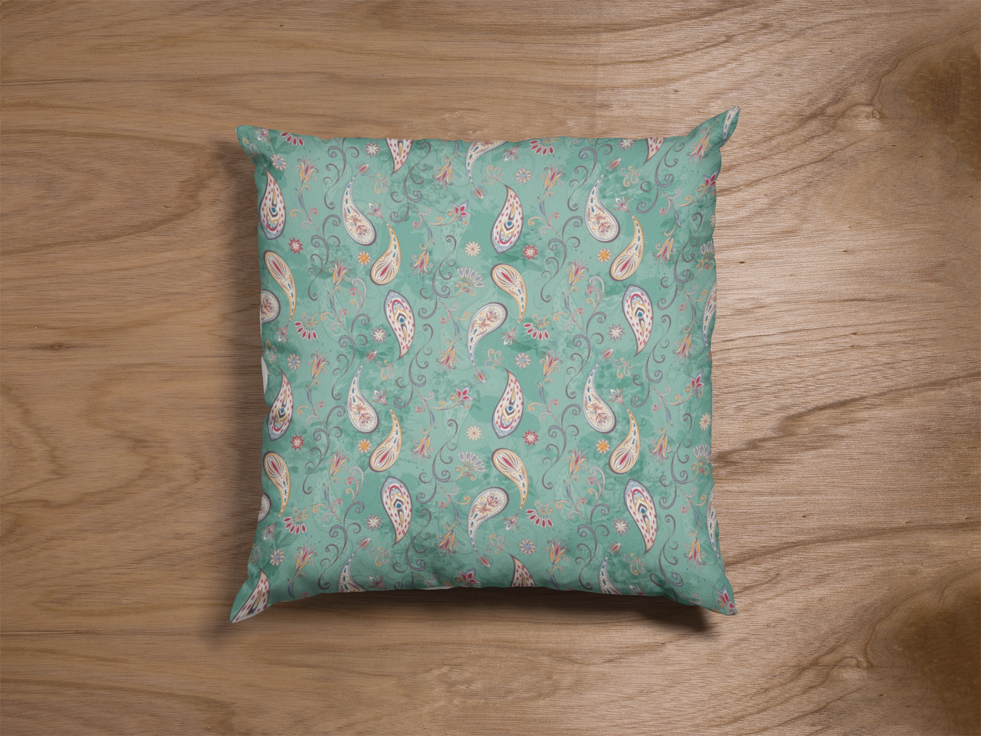 Lifestyle view of digital printed cushion cover #99 | Myyra Jaipur