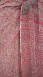 Saree Hand Block Printed Cotton