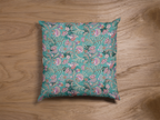 Pair of digital printed cushion covers #101 styled view | Myyra Jaipur