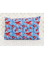 Hand block printed organic cotton pillow cover | Myyra Jaipur