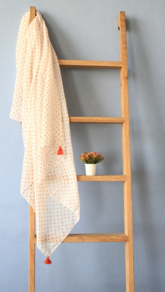 Scarf Hand Block Printed Cotton - MYYRA
