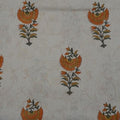 Hand block printed organic cotton fabric yardage from Myyra Jaipur