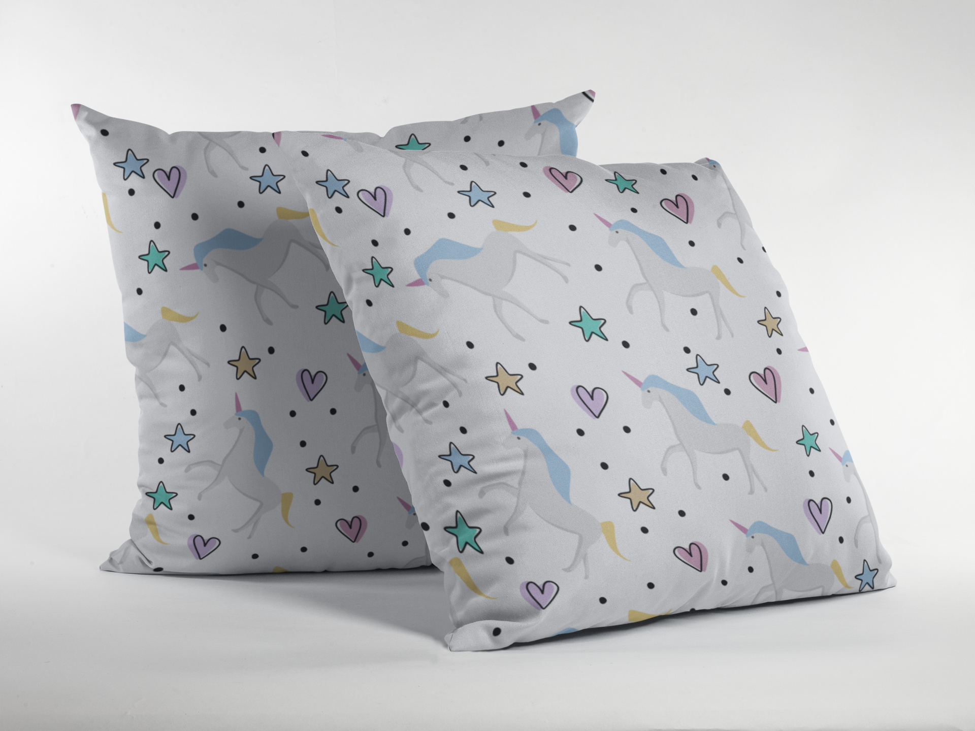 Close-up of digital print on kids prints cushion cover #01 | Myyra Jaipur