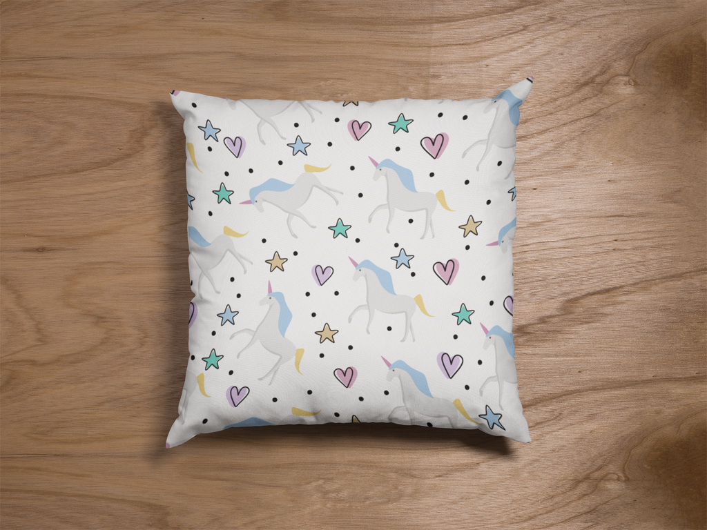 Lifestyle view of digital printed kids prints cushion cover #01 | Myyra Jaipur