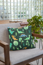 Close-up of digital print on kids prints cushion cover #07 | Myyra Jaipur