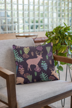 Close-up of digital print on kids prints cushion cover #08 | Myyra Jaipur